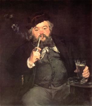 Edouard Manet : Le Bon Bock(A Good Glass of Beer. , Study of Emile Bellot)